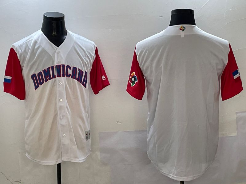 Men 2025 World Cup Blank White Nike MLB Jersey style 32610